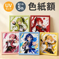 色紙 UVカット 額縁 額 『パレット』 大色紙 273×242mm 色紙額 フレーム カラフル サイン イラスト ディ…