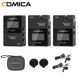 COMICA BoomX-D PRO D2 ワイヤレスマイク ワイヤレスビデオマイク 内部録音 無線マイク ビデオマイク youtube LIVE配信 動画配信 2台送信機 1台受信機セット あす楽対応 正規代理店