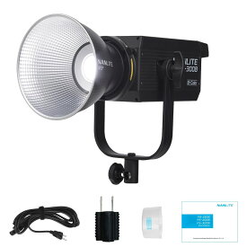 NANLITE FS-300B 撮影用LEDライト 高出力350W 色温度2700-6500K CRI96 TLCI97 バイカラー LED 定常光 12種類照明効果 過熱保護 アプリ操作 ボーエンズマウント 静音 ビデオライト 補助光 定常光ライト ライブ配信 スタジオ撮影 動画撮影