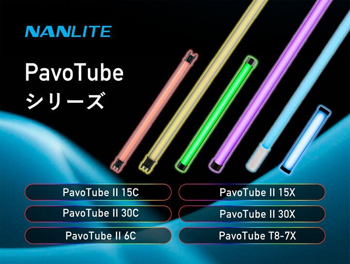 楽天市場】NANLITE PavoTube II 30C 2本セット 撮影用ライト led 撮影 