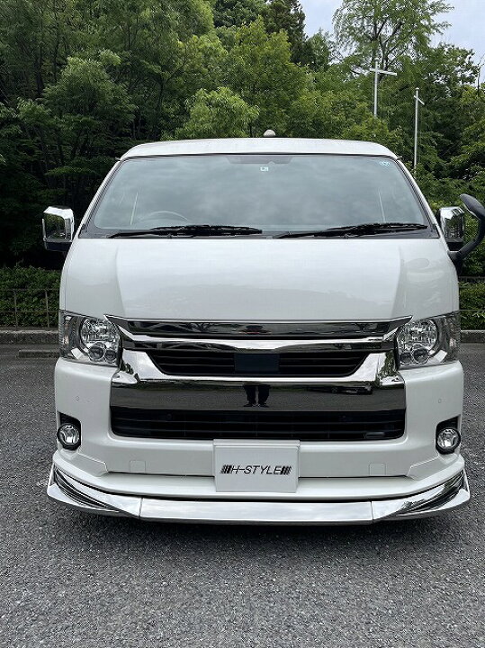 楽天市場】h-style 200系ハイエース ワイド用ボンネットカバー【塗装込 