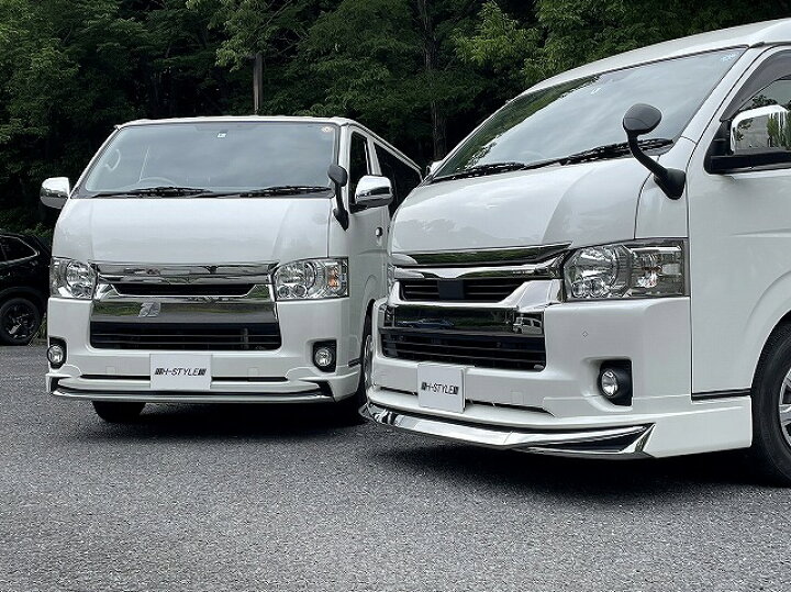 楽天市場】h-style 200系ハイエース ワイド用ボンネットカバー【塗装込 