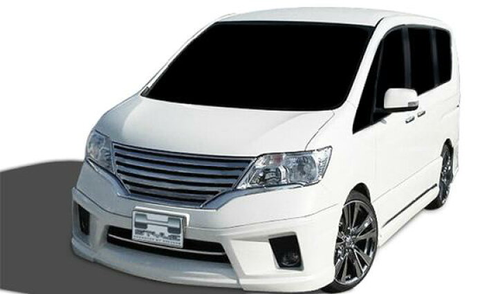 楽天市場】セレナ C26 前期 ハイウェイスター フロントグリル(スモーク 