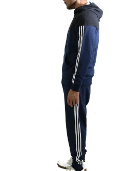 2017秋冬新作)送料無料adidasアディダスメンズデニムスウェット上下組み上下セット