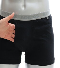 adidas(アディダス)ボクサーパンツ2色セット(綿100%前開きボクサー2色組みメンズ)
