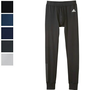 冬 adidas アディダス ロングタイツ メンズ タイツ 前とじ 裏起毛 防寒 あったか フルレングス インナー APU201A
