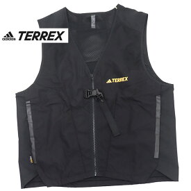 adidas アディダス アウトドア ベスト フルジップベスト テレックスベスト アウター ベスト 黒 ブラック メンズ