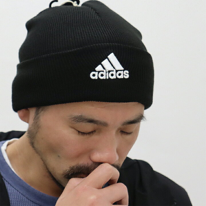 楽天市場】アディダス ニット帽 メンズ ロゴ 刺繍 ビーニー DMD78 帽子 