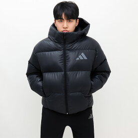 adidas アディダス メンズ ダウンジャケット フード付き ダウン あったか 冬 クライマウォーム