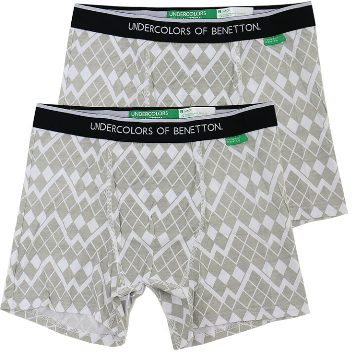 楽天市場】BENETTON ベネトン ボクサーパンツ メンズ 福袋 2枚セット 