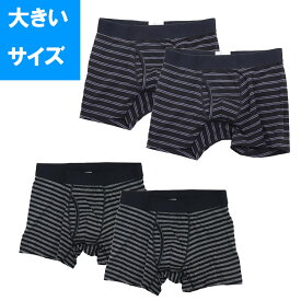 【大きいサイズ】尿漏れパンツ 男性用 ボクサーパンツ 2枚セット ちょいもれ ボクサー 前ひらき
