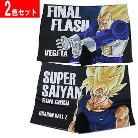 【2色セット】ドラゴンボールZ ボクサーパンツ メンズ 前とじ アニメ マンガ キャラクター グッズ 2色組