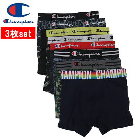 【3枚セット】Champion チャンピオン ボクサーパンツ 下着 インナー 福袋 前あき 抗菌防臭 メンズ チャンピオンボクサーパンツ