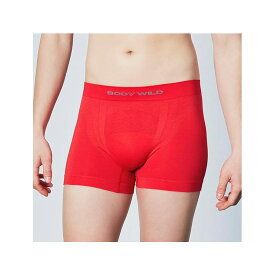 日本製 ボディーワイルド 3D ボクサーパンツ パンツ 下着 グンゼ 前とじ レッド 赤 BWS851J BODYWILD アンダーウエア インナーウエア ボクサー 成型 メンズ 赤 レッド 赤肌着 ブラック ネイビー 男性用 紳士
