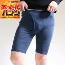 グンゼ あったか ロングボクサーパンツ ボーダー ロングボクサー 前あき お悩み解決 ヒップ ゆったり 冬 ボクサーパンツ ロング 下着 暖か インナー 前開き あったかインナー あったかグッズ あったかボクサー