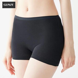 [グンゼ] GUNZE 綿混ストレッチ レギュラーショーツ 深め 一分丈 HR5362 女性用 レディース