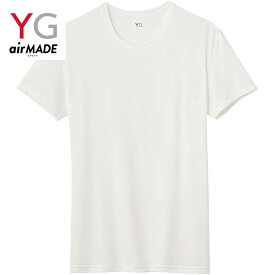 グンゼ YG エアメイド 下着 メンズ インナーシャツ 半袖丸首 クルーネック Tシャツ 抗菌防臭 極軽 超速乾 1000円ポッキリ 送料無料