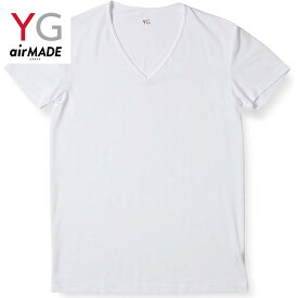 グンゼ YG エアメイド 下着 メンズ インナーシャツ 半袖Vネックシャツ Vネックシャツ Tシャツ 抗菌防臭 極軽 超速乾 1000円ポッキリ 送料無料