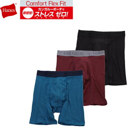 Hanes ヘインズ ロングボクサー レーヨン混 COMFORT FLEX FIT ボクサーブリーフ カンガルーポーチ HM6EQ101 ボクサーパンツ ヘインズ ロングボクサーパンツ 1000円ポッキリ 送料無料