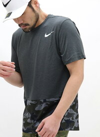 NIKE（ナイキ）tシャツ カモグラ柄 春夏 半袖 吸汗速乾 ドライ ナイキ ブリーズ AQ1092