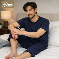 TEMPUR テンピュール パジャマ メンズ 上下セット 夏 リラックス ウエア ステテコ Qi-tex 快眠 睡眠改善 …
