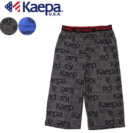 【Kaepa】ケイパ ステテコ 前あき メンズ おしゃれ 吸汗速乾 裏 メッシュ ひざ下丈 パンツ プリント柄