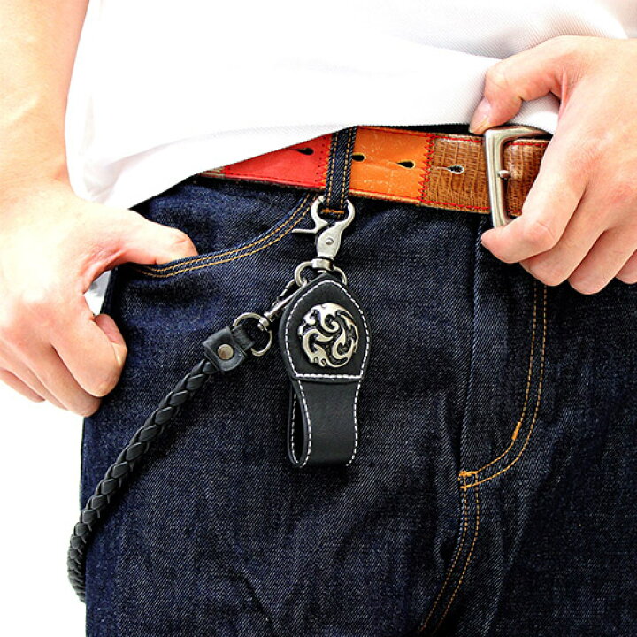 楽天市場 送料無料メンズ ウォレットチェーン 使い方自由自在アクセサリーとしても 革 メンズインナーshopバンタン