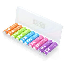 EBL 単3充電池 ニッケル水素電池2500mAh*10本セット 単三電池 充電池 (約1200回使用可能)