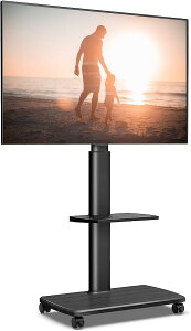 FITUEYES erX^h 32E70C`ɑΉ LX^[t er Ǌ nC^Cv tvX^h ړ  tv stand 60cm̖ؐ ω׏d40kg VESA600x400mm܂ \ EU