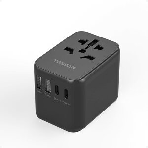 TESSAN �C�O�p�ϊ��v���O �S���E�Ή� C/BF/O/A�^�C�v�ϊ� �}���`�C�O�R���Z���g USB-A2�� USB-C2�� �؍� �C�M���X �A�����J �I�[�X�g�����A ���[���b�p ���s�p�֗��O�b�Y �u���b�N