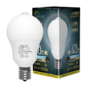 ORALUCE LEDd E17 lZT[ d 40W` F 5000K 5W 500lm _E ÃZT[t Yh~ Ki  L gC s 1 LDA5N-G-E17