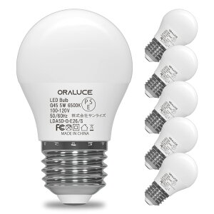 ORALUCE LEDd E26 40W F 6500k 5W 450lm 220xLz F ^d Ή s PSEF 6