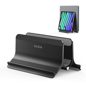SODI m[gp\RX^h cu MacBookΉX^h ߕsv PCX^h d̓bN bvgbvX^h Vertical Laptop Stand (ubN)