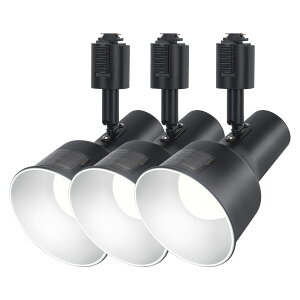 DiCUNO �_�N�g���[���p �X�|�b�g���C�g E26���� LED�d���t�� 60W���� 9W �����F 5000K ���C�e�B���O�o�[�p�X�|�b�g���C�g ���[�����C�g �Ɩ���� �p�x���� �u���b�N 3��