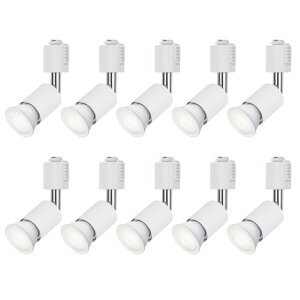 DiCUNO �_�N�g���[���p�X�|�b�g���C�g E26���� LED�d���t�� 60W�`���� �����F LED�X�|�b�g���C�g 6W ���C�e�B���O�o�[�p�X�|�b�g���C�g �_�N�g���[���p��� ���P�x 5000K �L�p �񒲌� �z���C�g 10��