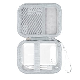 【Khanka 収納ケース】対応Anker Power Bank 10000mAh, 22.5W モバイルバッテリー,オフホワイト（ケースのみ）