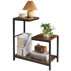 Aibiju �T�C�h�e�[�u�� ������� ���@�\ G�����b�N 3�i �I�[�v���V�F���t �i�C�g�e�[�u�� �X���� �x�b�h�� �\�t�@ �Q�� ���[�I �A�W���X�^�[�t 60×30×64cm ���B���e�[�W YD-TM053H