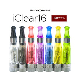 【ネコポス対応可】Innokin iClear16アトマイザー 5個セット【イノキン アイクリアー アトマイザー】