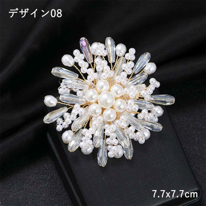 楽天市場】コサージュ ブローチ パールブローチ ゴールドワイヤー 単品 