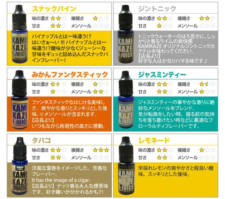 楽天市場 Kamikaze E Juice カミカゼ 15ml ベプログ たばこカプセル 電子タバコ リキッド 電子たばこ 国産 Vape ベイプ フレーバー リキッド 国産リキッド ベプログ 日本製 ニコチン タール0 大容量 メンソール レッドブル 電子タバコ ベプログショップ