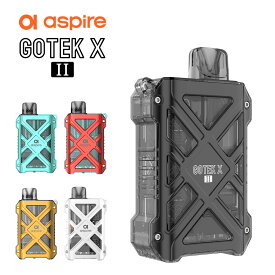 Aspire GoTek X2 Kit りきっどや100mlセット アスパイア ゴーテック エックス2 ベプログ 電子タバコ スターターキット ベイプ VAPE ベープ 本体 禁煙 電子タバコ タール リキッド