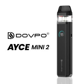 vape 新作 新型 Dovpo Ayce Mini 2 ドブポ エイスミニ2 ブラックカーボン 電子タバコ pod スターターキット ベイプ VAPE ベープ 本体 禁煙 0.6Ω タール0 ニコチン0 リキッド ベプログ 電子たばこ ベプログ