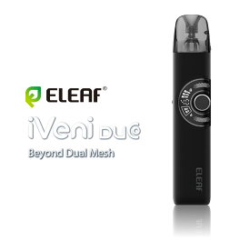 vape 新作 新型 Eleaf iVeni DUO Pod イーリーフ アイヴェニ デュオ 電子タバコ pod スターターキット ベイプ VAPE ベープ 本体 0.8Ω 1.2Ω 禁煙 タール0 ニコチン0 リキッド ベプログ 電子たばこ ベプログ