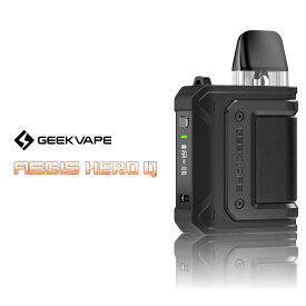 vape 新作 新型 Geekvape Aegis Hero Q ギークベイプ イージス ヒーロー キュー 電子タバコ pod スターターキット ベイプ VAPE ベープ 本体 0.6Ω 0.8Ω 禁煙 タール0 ニコチン0 リキッド ベプログ 電子たばこ ベプログ