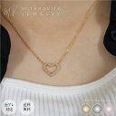 ＼クリスマスSALE 全品10%offクーポン／レディース ネックレス つけっぱなし 錆びない シンプル 金属アレルギー対応 サージカルステンレス マイクロパヴェ ジルコニア ハート ペンダント 41cm 金属アレルギー対応mitravita ミテラヴィータ【N123】