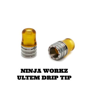 �j���W�����[�N�X �E���e�� �h���b�v�`�b�v 9mm �C�G���[ NINJA WORKZ ULTEM Drip Tip 510�a