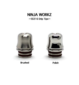 NINJA WORKZ SS Drip Tips �j���W�����[�N�X �X�e�����X�h���b�v�`�b�v �|���b�V�� �u���V�d�グ 2���