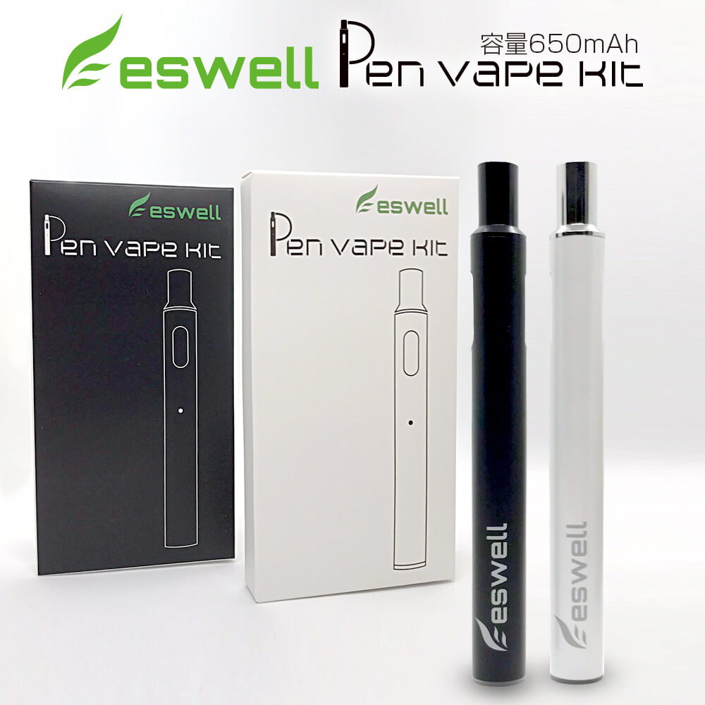eswell 電子タバコ スターターキット Pen Vape Kit 加熱式タバコ プラス カートリッジ にも対応 たばこカプセル 装着可能 吸うだけ簡単 プルテク タバコカプセル取付可 VAPE キット