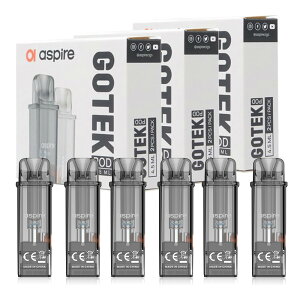 Aspire Gotek Pod 4.5ml J[gbW 2Zbg dq^oR ׃Cv J[gbW 0.6 Vape GoTek NaNo GoTek X II GoTek Pro |bh AXpCA S[ebN pod^ ^[ jR`0