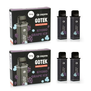 【タイムセール価格】Aspire Gotek カートリッジ 持ち運びシーシャ 使い捨て 電子タバコ べイプ アスパイア ゴーテックエス ゴーテックエックス Gotek S Gotek X Gotek Pro GOTEK NANO 2箱セット 純正 5ml